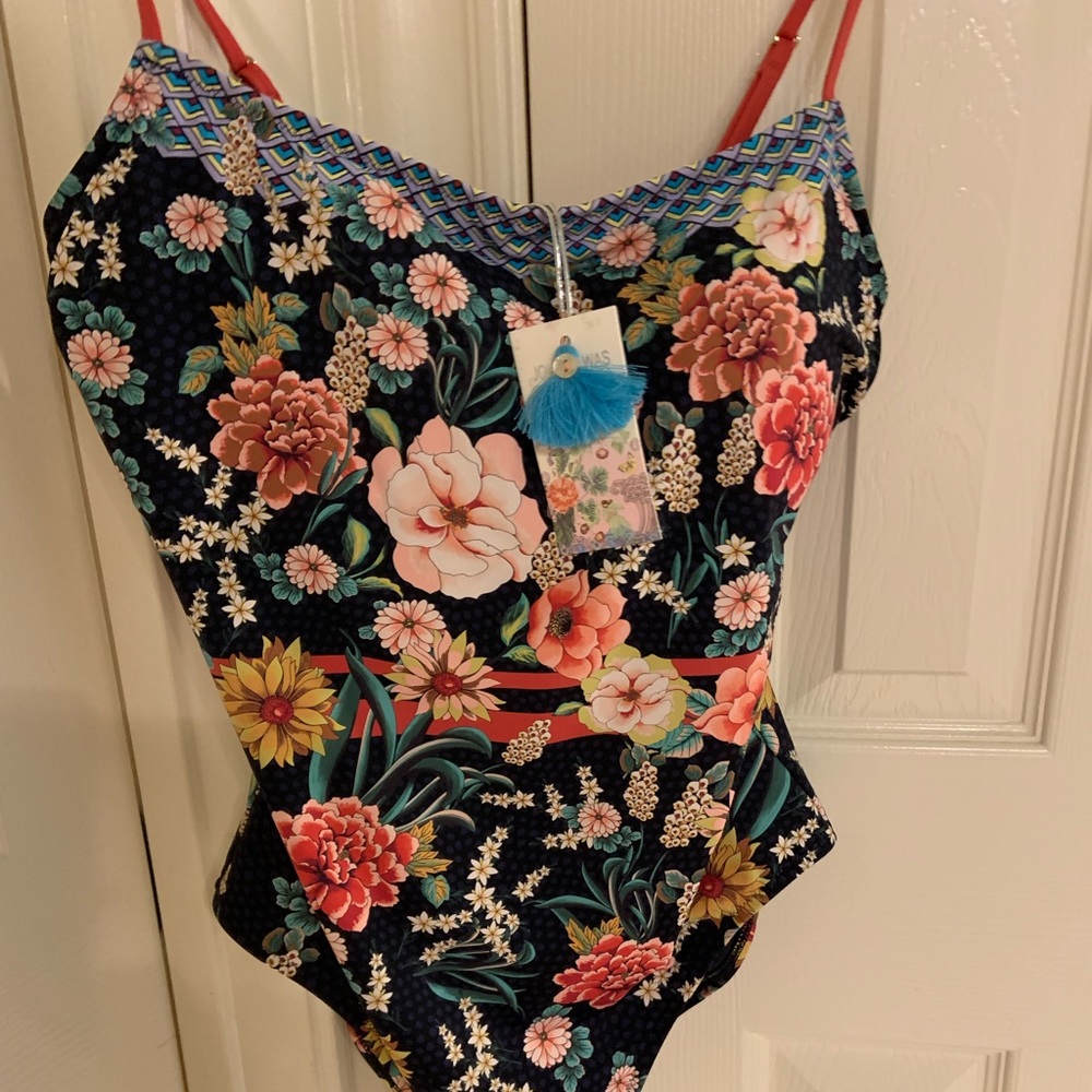 NWT Large Johnny Was Mia One Piece Swim Suit